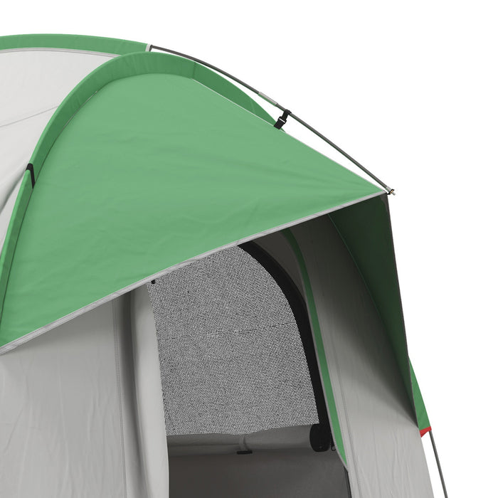 Outsunny SUV Car Tent for Camping, Waterproof PU2000mm, 5 Man Tailgate Tent, 2.4 x 2.1 m, Grey and  Green