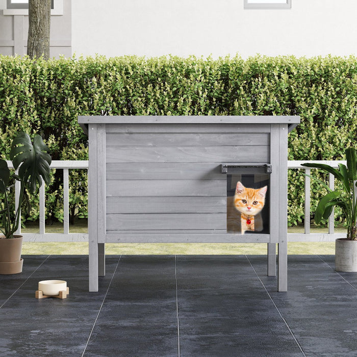 Outdoor Insulated Cat House with All-Round Insulated Styfoam-