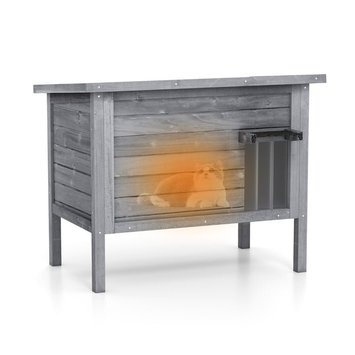 Outdoor Insulated Cat House with All-Round Insulated Styfoam-