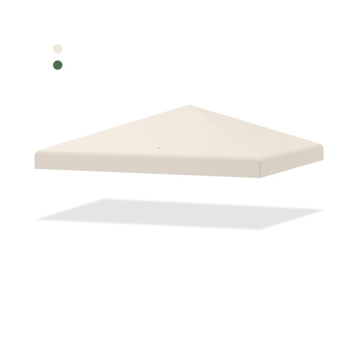 Outdoor Patio Pavilion Cover with Hook and Loop Fastener-Dark Green
