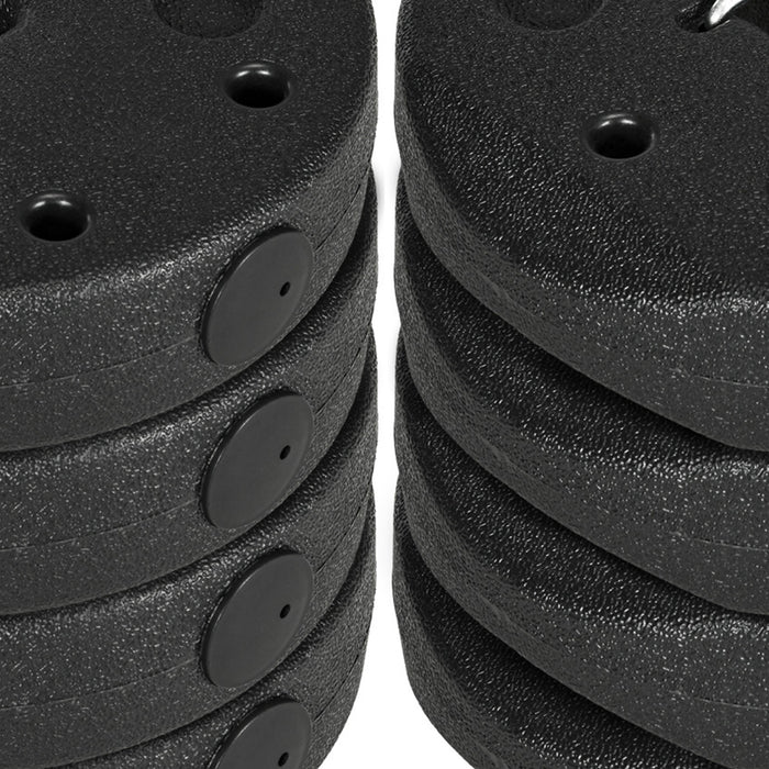 Outsunny 48KG Gazebo Weights Set of 16, Weights for Gazebo Legs with Reinforce Pins and Carry Belt, for Canopies Marquees Tents