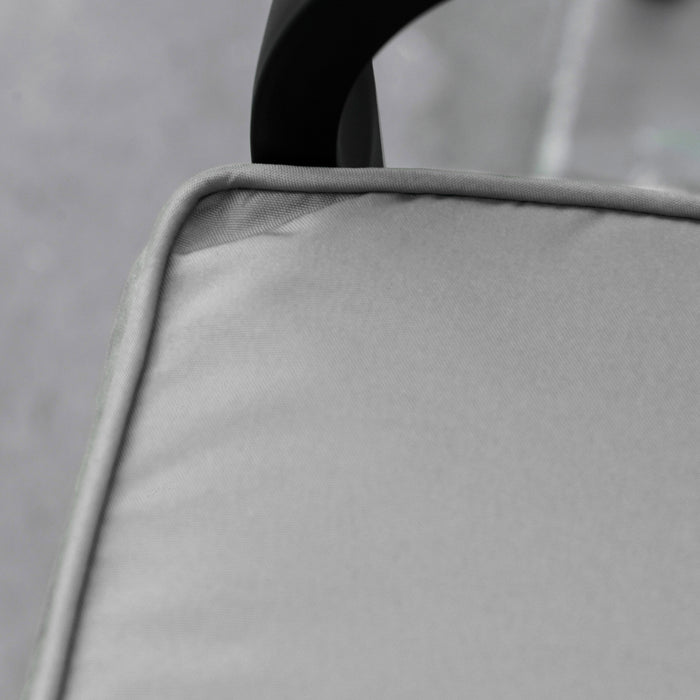 Outsunny 2 Seater Garden Bench Cushion -Light Grey