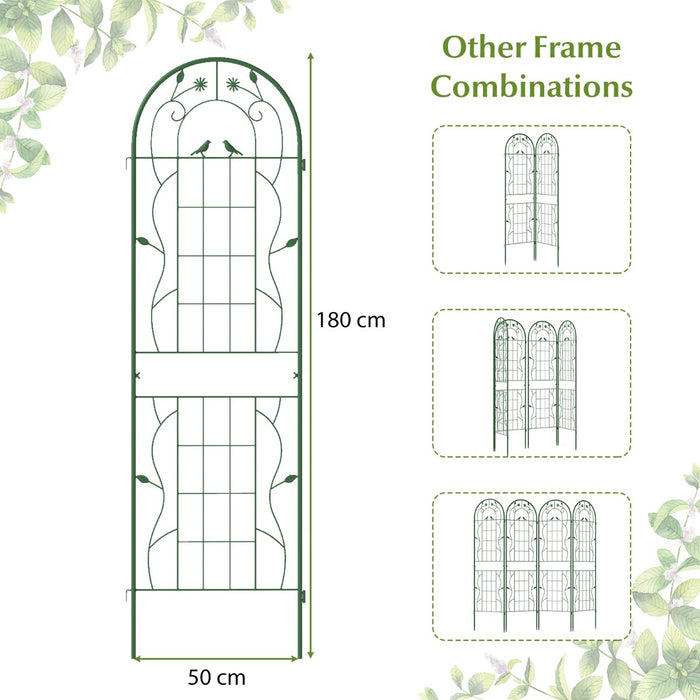 2/4 Pack Metal Garden Trellis for Climbing Plants-