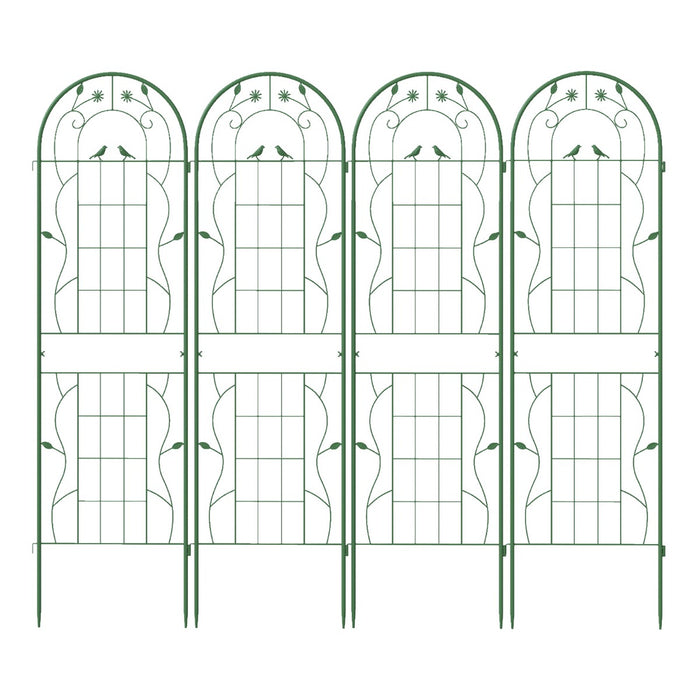 2/4 Pack Metal Garden Trellis for Climbing Plants-