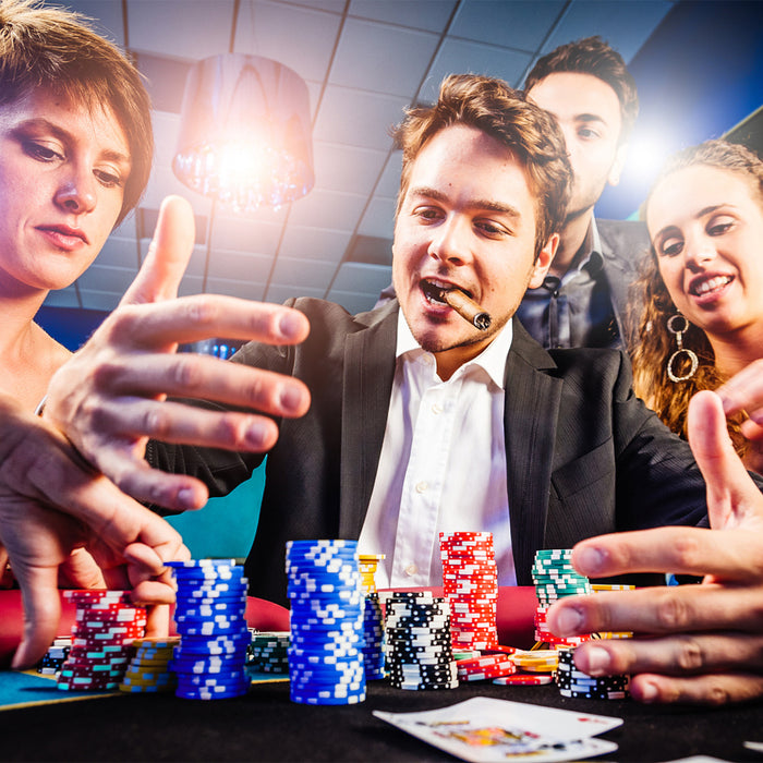 Poker Chips Set in Aluminium Case Texas Hold’em Poker Set-
