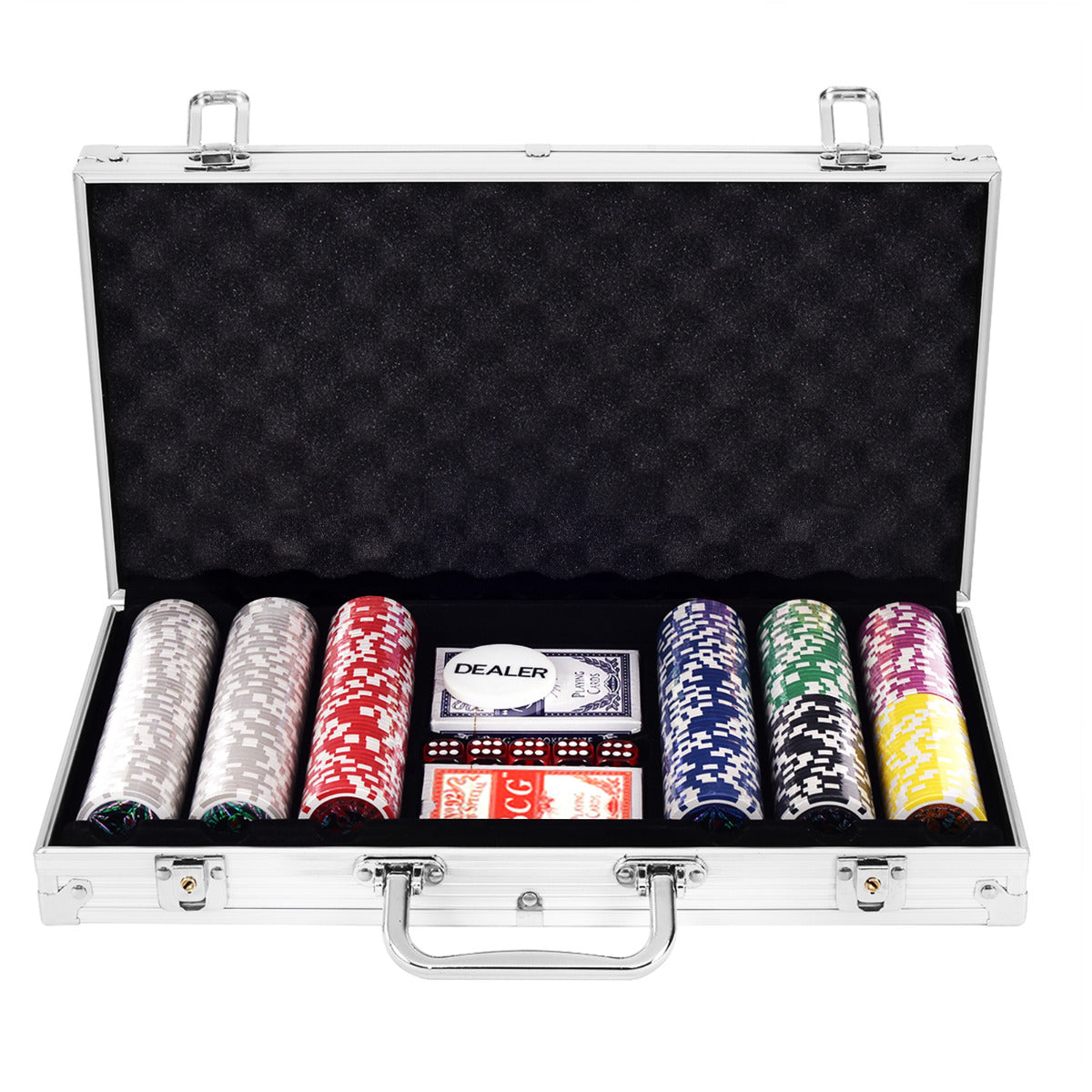 Poker Chips Set in Aluminium Case Texas Hold’em Poker Set-