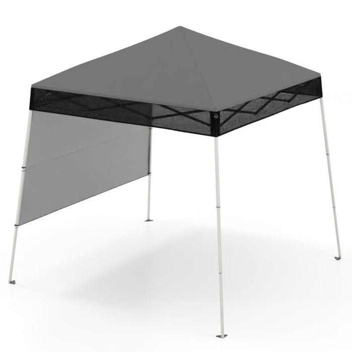 Pop up Canopy Tent with 1 Sidewall Outdoor Easy Setup Folding Gazebo Shelter-