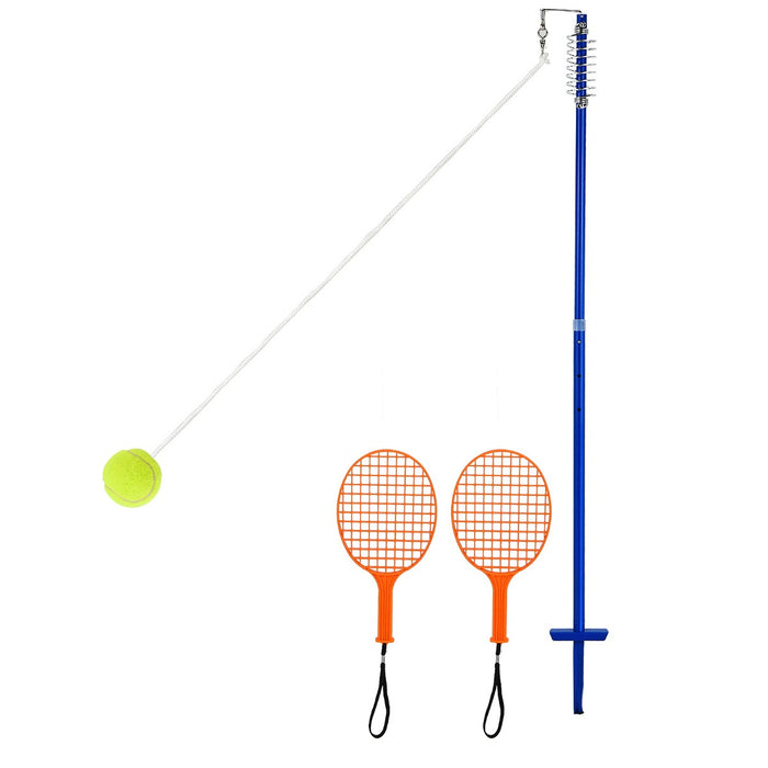 3-Level Height-Adjustable Portable Tetherball Set with Ball