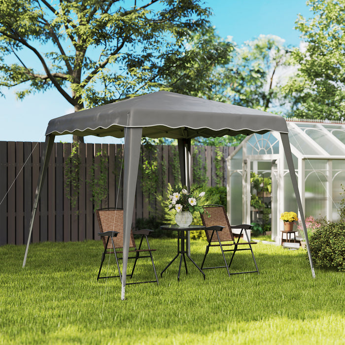 Outsunny 2.5 x 2.5M Pop up Garden Tent - Grey