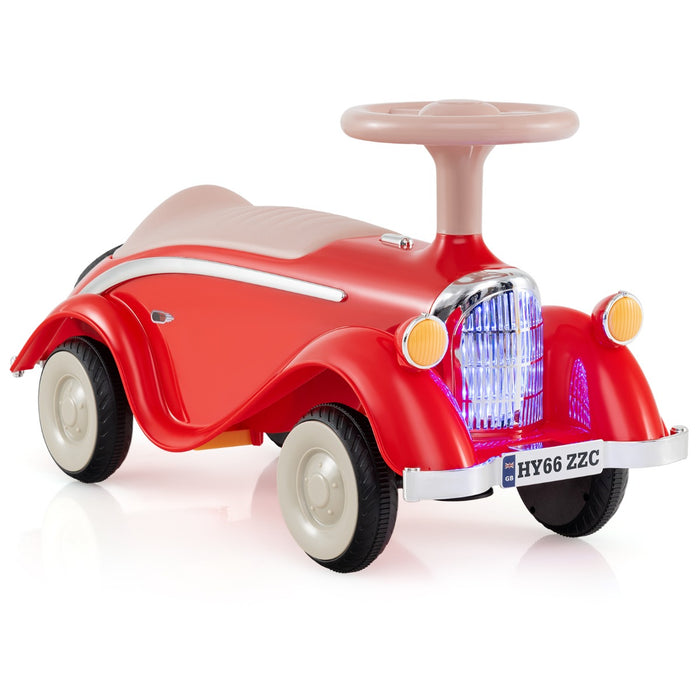 Toddler Ride on Toy with Steering Wheel for Children 19-36 Months Old-