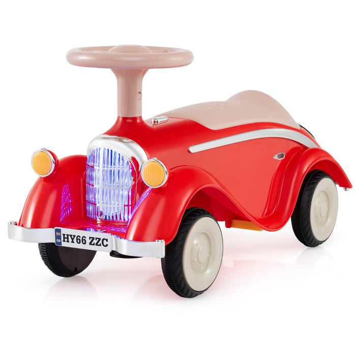 Toddler Ride on Toy with Steering Wheel for Children 19-36 Months Old-