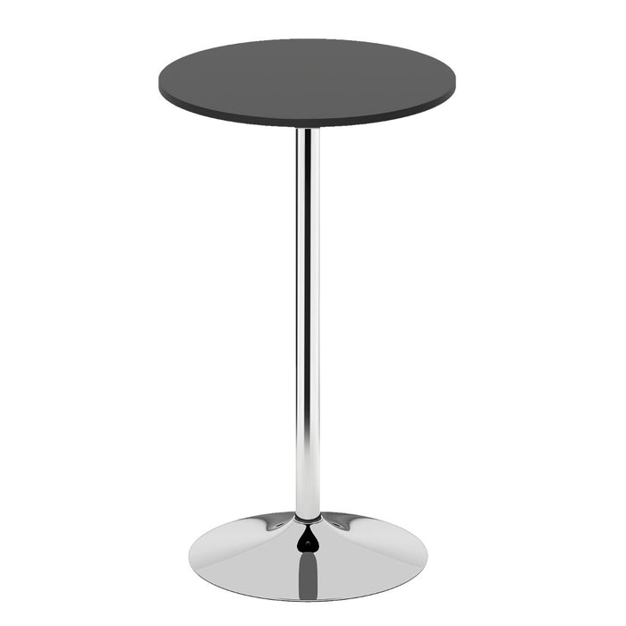 Round Bar Table with Silver Leg and Base for Home Bar-