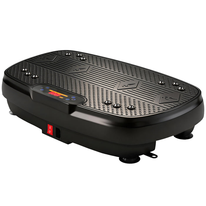 SPORTNOW Vibration Plate Exercise Machine with 120 Speed Levels, 5 Programs, Quiet Vibrating Plate with Resistance Bands