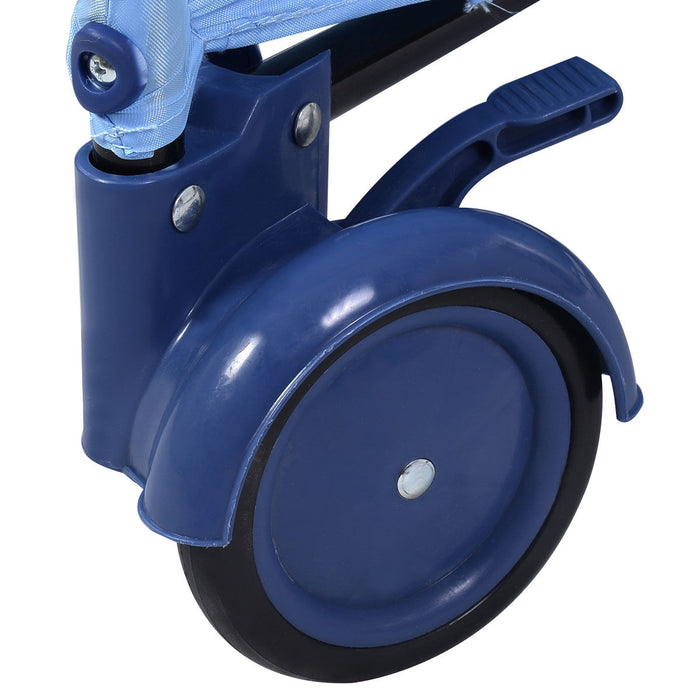 Baby Sleep/ Play Travel Cot with Bag and Detachable Toys-