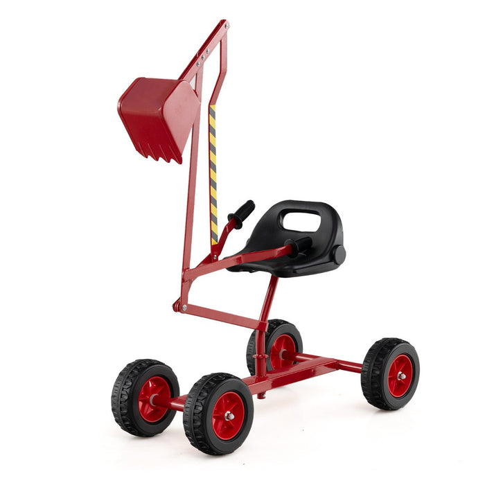 Sand Digger for Kids, Sandbox Toy Digger Outdoor Construction Excavator for 3+ Years Old Boys and Girls-