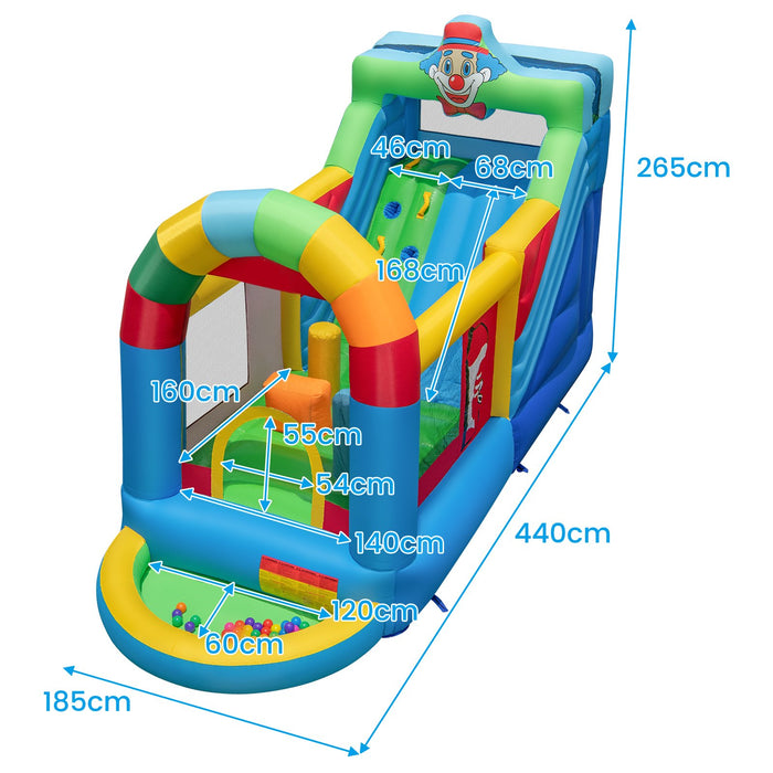 Inflatable Bounce House with Climbing Surface