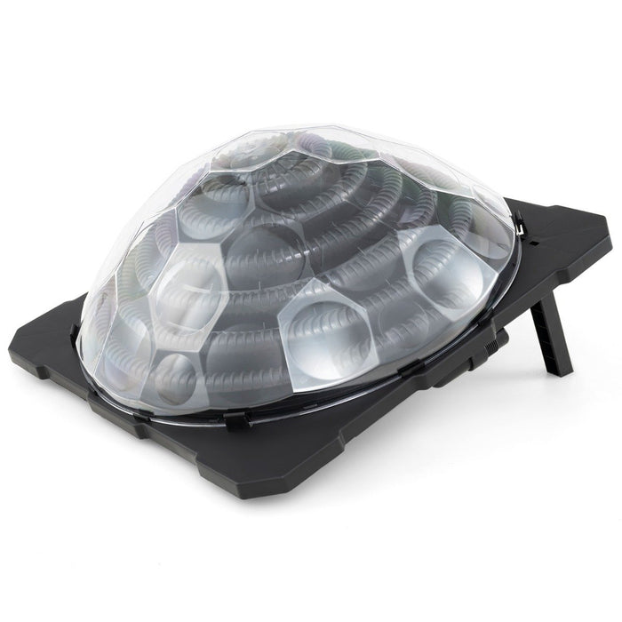 Solar Pool Heater with Rotatable Hose Connectors and Foldable Legs