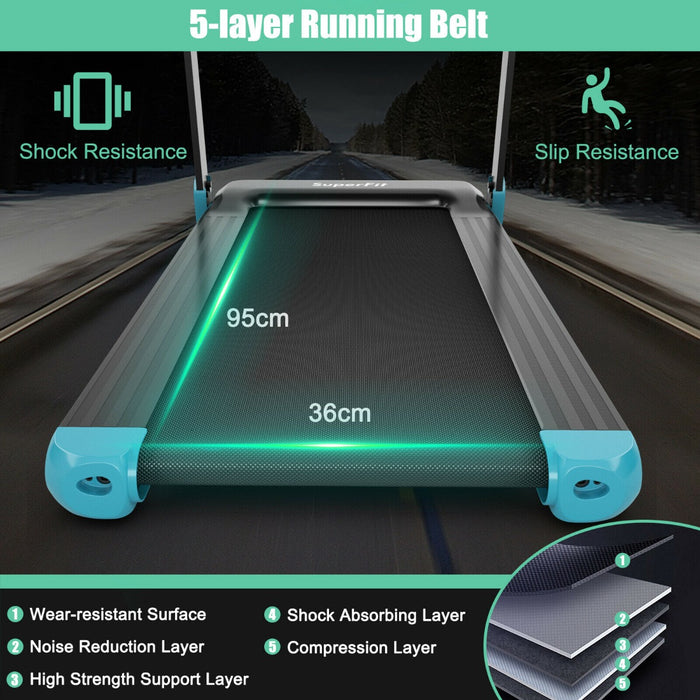 Folding Treadmill with APP Control and Bluetooth Speaker-