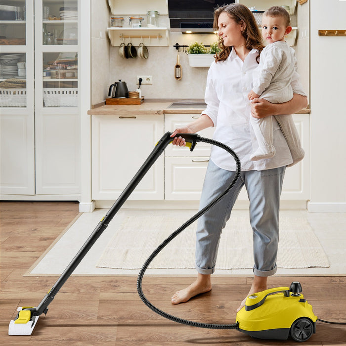 1.8L Steam Cleaner 2000W with 15 Piece Accessory Set-