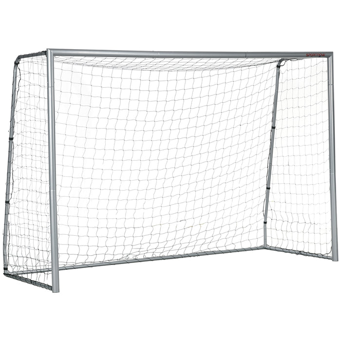 Football Goal with Net for Garden - 10ft x 6.5ft Sturdy Design with Ground Stakes - Quick Assembly for Backyard Soccer Games