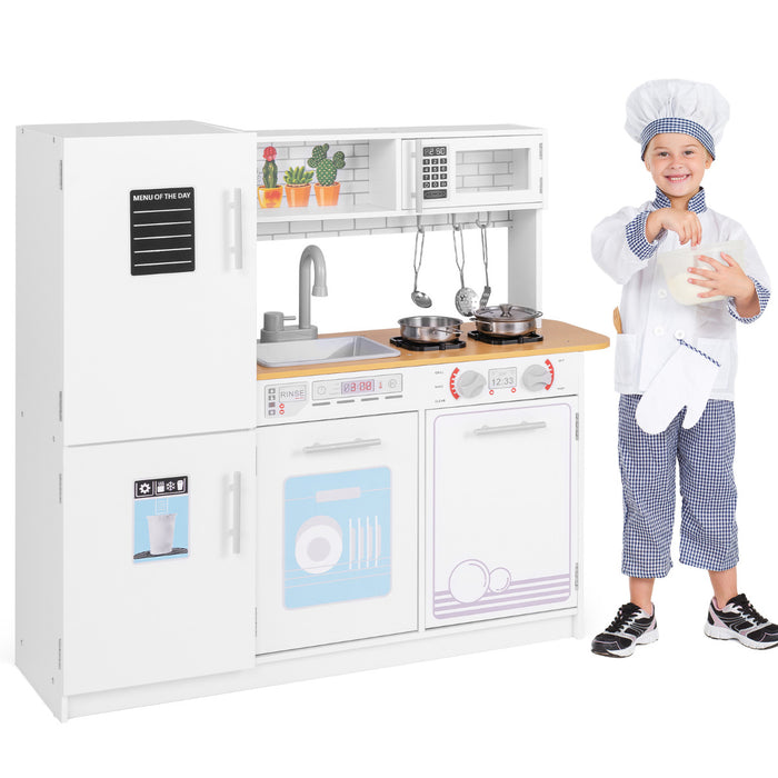 Toddler Pretend Kitchen Toy Set with Stoves and Oven-