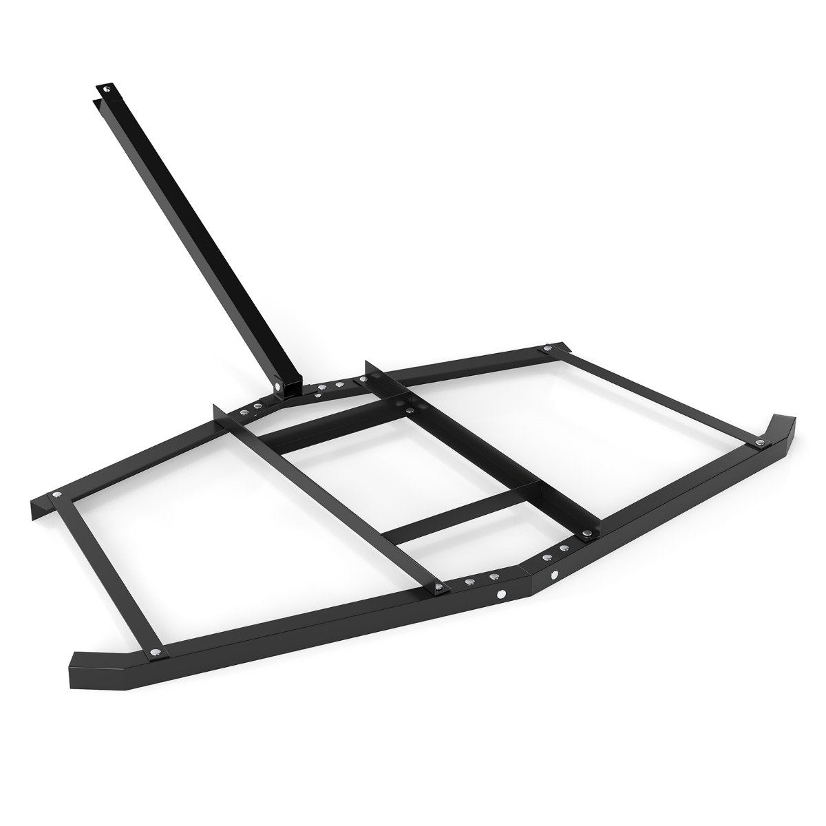 Tow Behind Landscape Leveling Rake with Reinforced Bars-