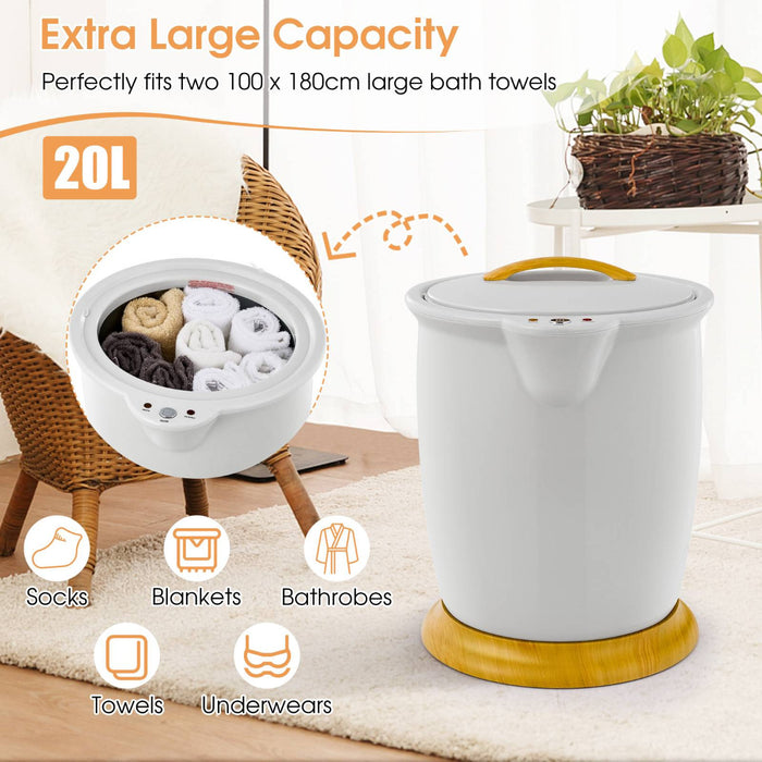 Towel Warmer Bucket 20L Large Capacity Towel Warmer Barrel-