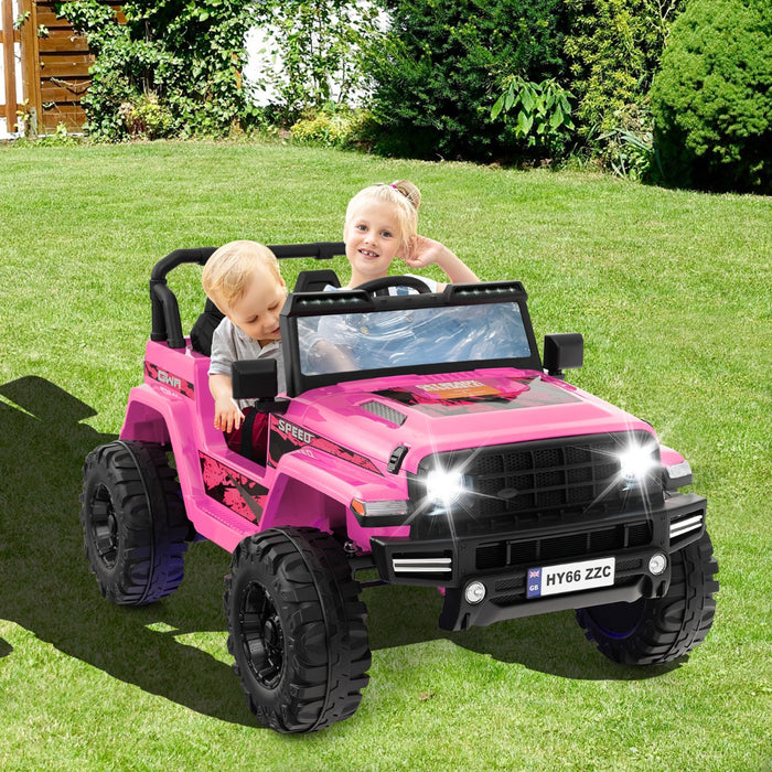 2-Seater Ride-on Car - Featuring Parent Remote Control - Perfect for Entertaining Young Children