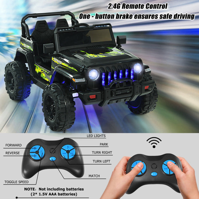 12V Battery Powered Kids Ride on Truck with Remote Control-