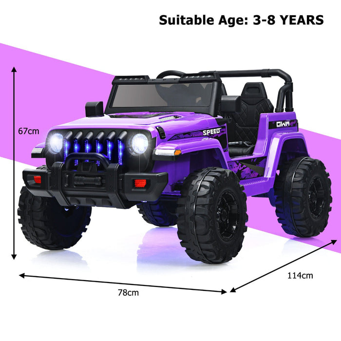 12V Battery Powered Kids Ride on Truck with Remote Control-