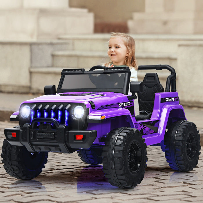 12V Battery Powered Kids Ride on Truck with Remote Control-