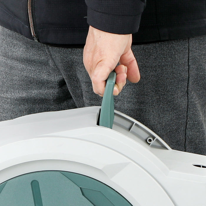 Outsunny Retractable Hose Reel Wall Mounted, 30+2m Garden Hose Pipe Reel with Lock, Auto Rewind, 7 in 1 Spray Nozzle, Includes Wall Fixings, 180° Swivel, Outdoor Watering, Grey