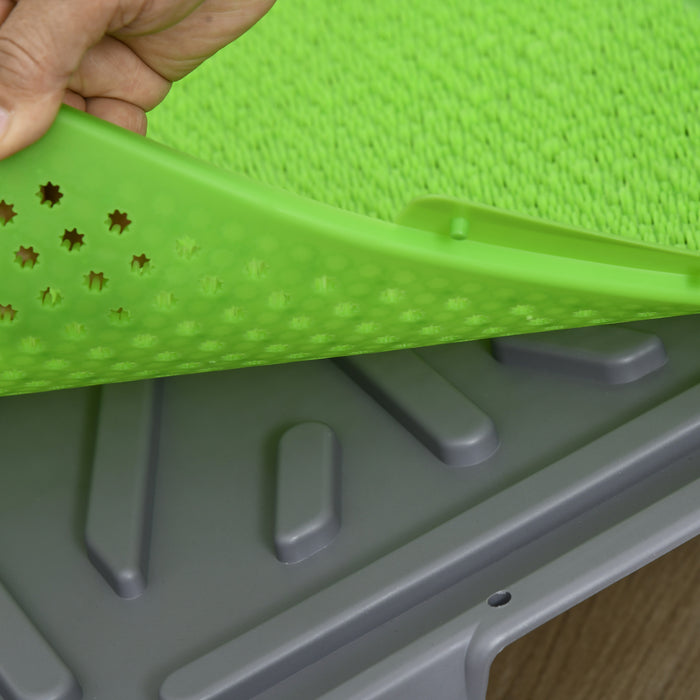 Artificial Grass Pet Potty - Dual Pack Indoor/Outdoor Dog Training System with Tray, 67 x 41cm - Ideal for Puppy Toilet Training & Small Space Solutions