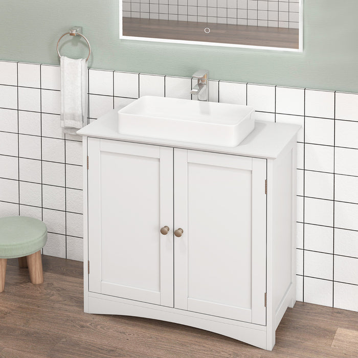 Under Sink Cabinet Freestanding Bathroom Vanity Cabinet-
