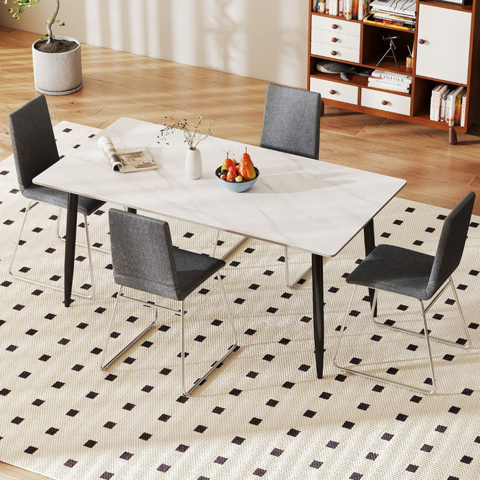 Upholstered Dining Chairs Set of 4 Kitchen Dinner Chairs-