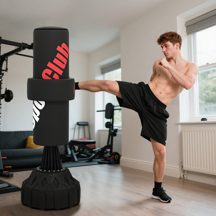 SPORTNOW 175cm Heavy Boxing Bag with Stand and Suction Cup Base
