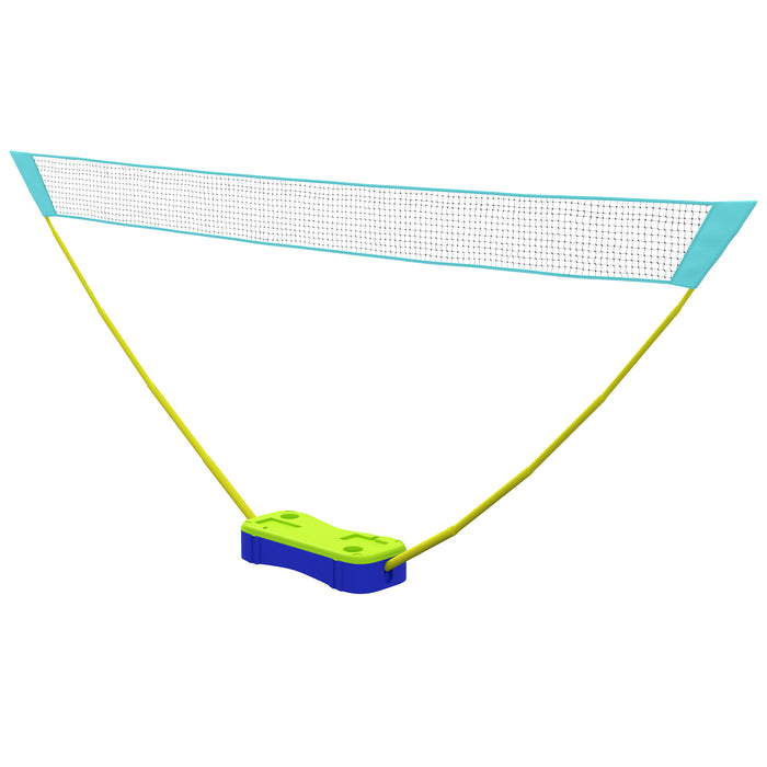 Portable Badminton and Volleyball Combo Set - Includes Net, 2 Rackets, 2 Shuttlecocks, Carry Case - Ideal for Family Fun Outdoor and Indoor Games