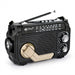 Hand-Crank Emergency Radio & Power Bank — USB, Solar, Bluetooth, DAB