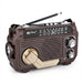 Hand-Crank Emergency Radio & Power Bank — USB, Solar, Bluetooth, DAB