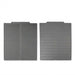 Silicone Kitchen Drain Mat — Non-Slip Heat-Resistant Drying Pad, Rectangle Trivet (Grey, S/M/L)