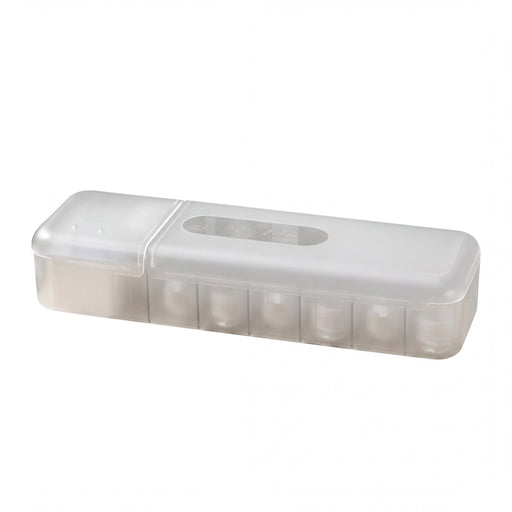7-Compartment Cable Storage Box – Plastic Cord Organiser for Home & Travel
