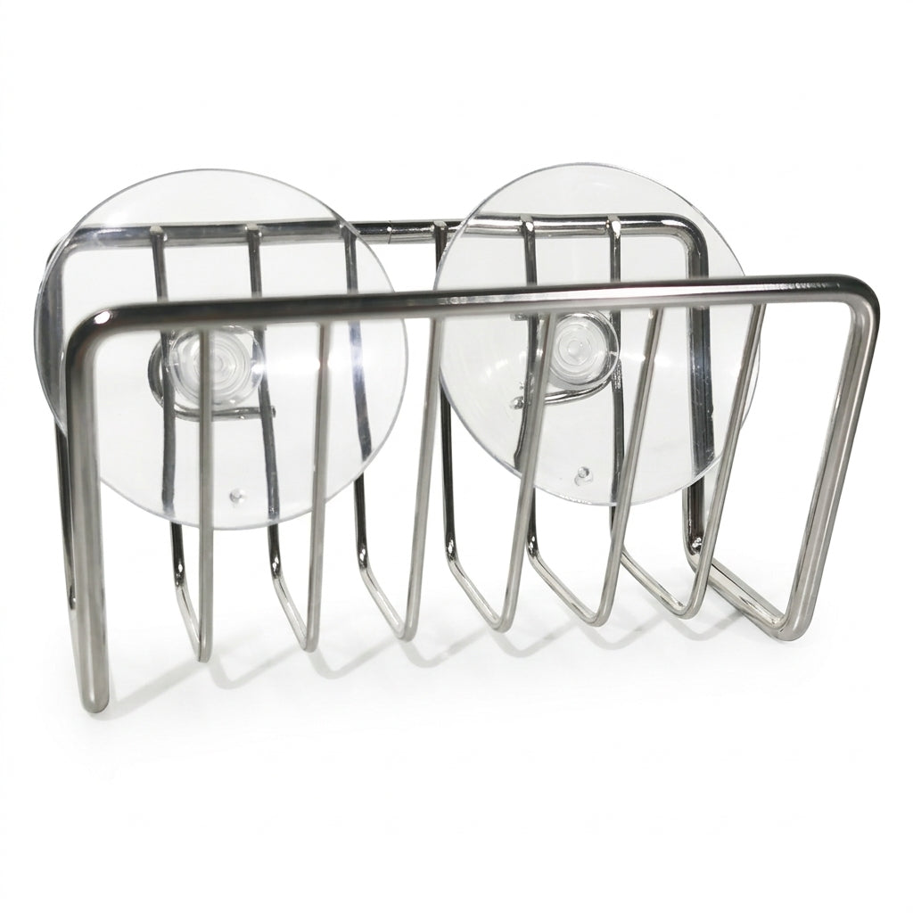 Multifunctional M‑Shaped Sponge Holder — Kitchen Sink Caddy Organizer, Rustproof Iron Sponge Caddy