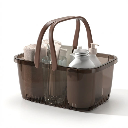 Large Capacity Portable Bath Basket – Handheld Shower Caddy & Bathroom Organiser