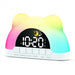 Bear-Shaped Sunrise Alarm Clock — Digital Wake-Up Light & Night Lamp