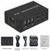 4-Port HDMI KVM Switch 4-in-1 — 4K@60Hz with Desktop Controller, Share Monitor, Keyboard & Mouse