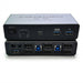 Dual‑Monitor HDMI 2.1 KVM Switch 2x2 — HDMI 2.1 or HDMI + DisplayPort 1.4 — 8K@60Hz / 4K@120Hz
