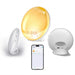Wake Up Light Alarm Clock with Sunrise & Sunset, Dual Alarms, FM Radio, 7 Colours