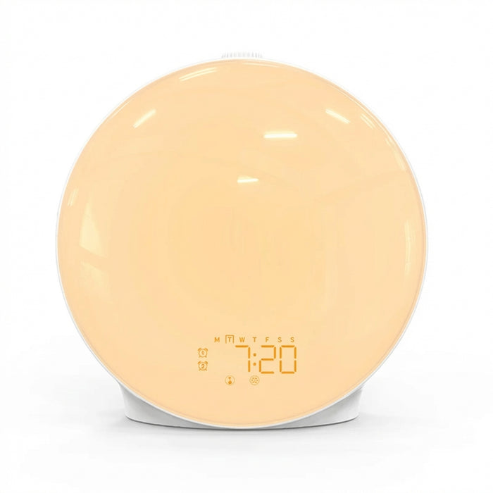 Wake Up Light Alarm Clock — Sunrise/Sunset Simulation, FM Radio & Night Light