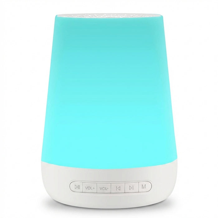 MBZ085 White Noise Machine for Babies — 28 Soothing Sounds, Colour Night Light, Rechargeable