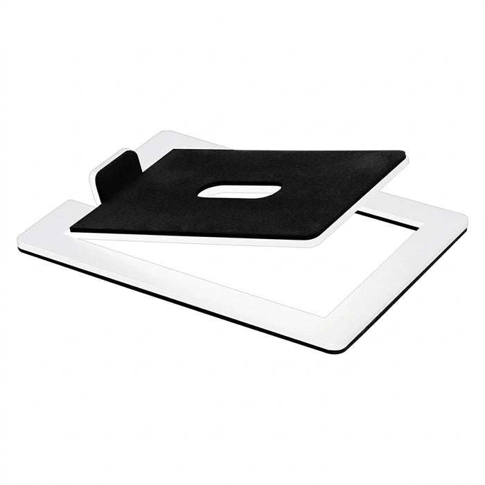 Desktop Speaker Base Stand — Carbon Steel Support for Computer Speakers (Single Stand)